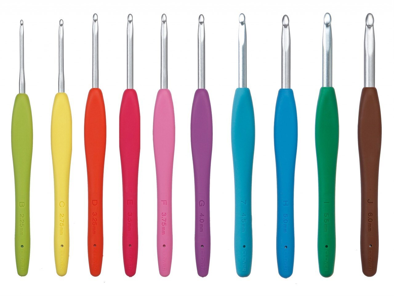 Clover 3672 Amour Crochet Hook Set 10 Sizes