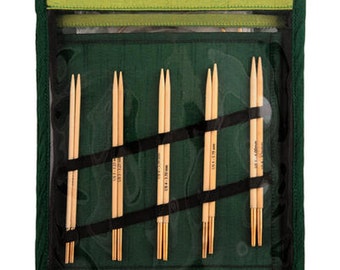 Knitter's Pride BAMBOO Interchangeable Circular Knitting Needle Set, STARTER sizes (#900521)