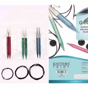 Knitter's Pride DREAMZ Interchangeable Circular Knitting Needles, CHUNKY Set ~ item #200603