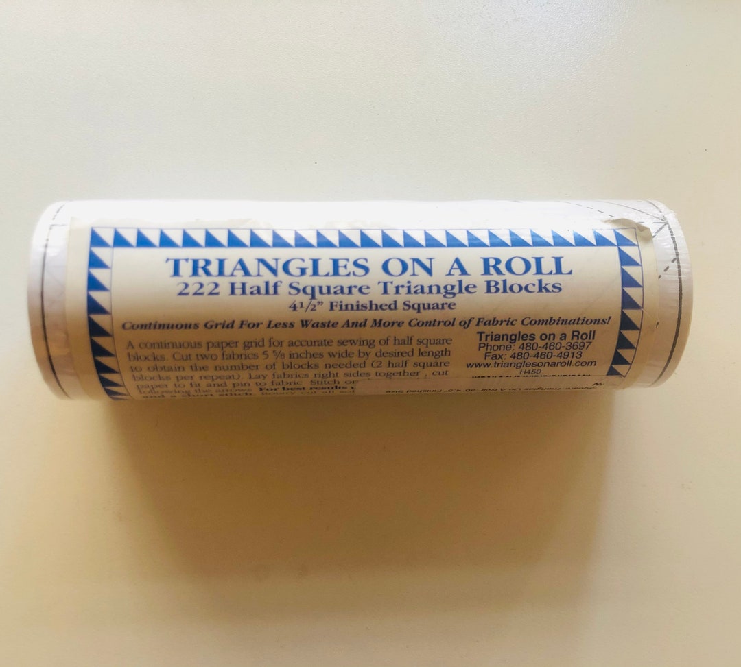 Triangles on a Roll 4.5 Finished Square 222 Halfsquare Triangles