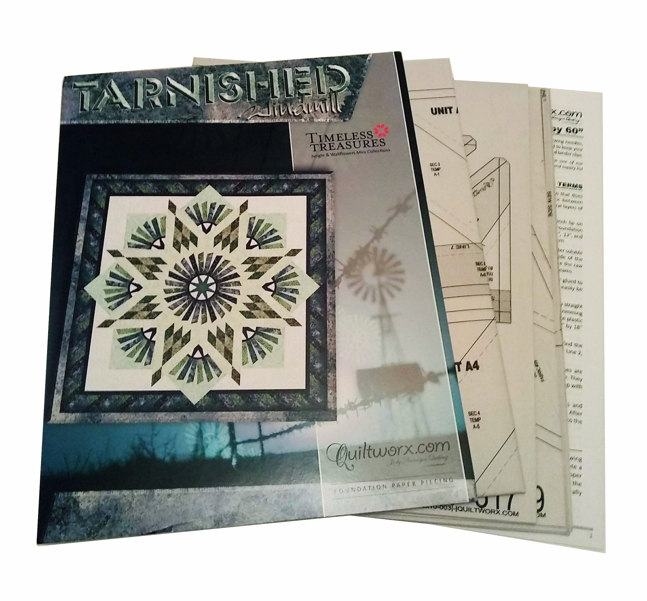 Jen Kingwell Acrylic Template Set - Diamond Exchange (FOR Use with A Pattern Found in Jen Kingwell's Quilt Recipes Book)