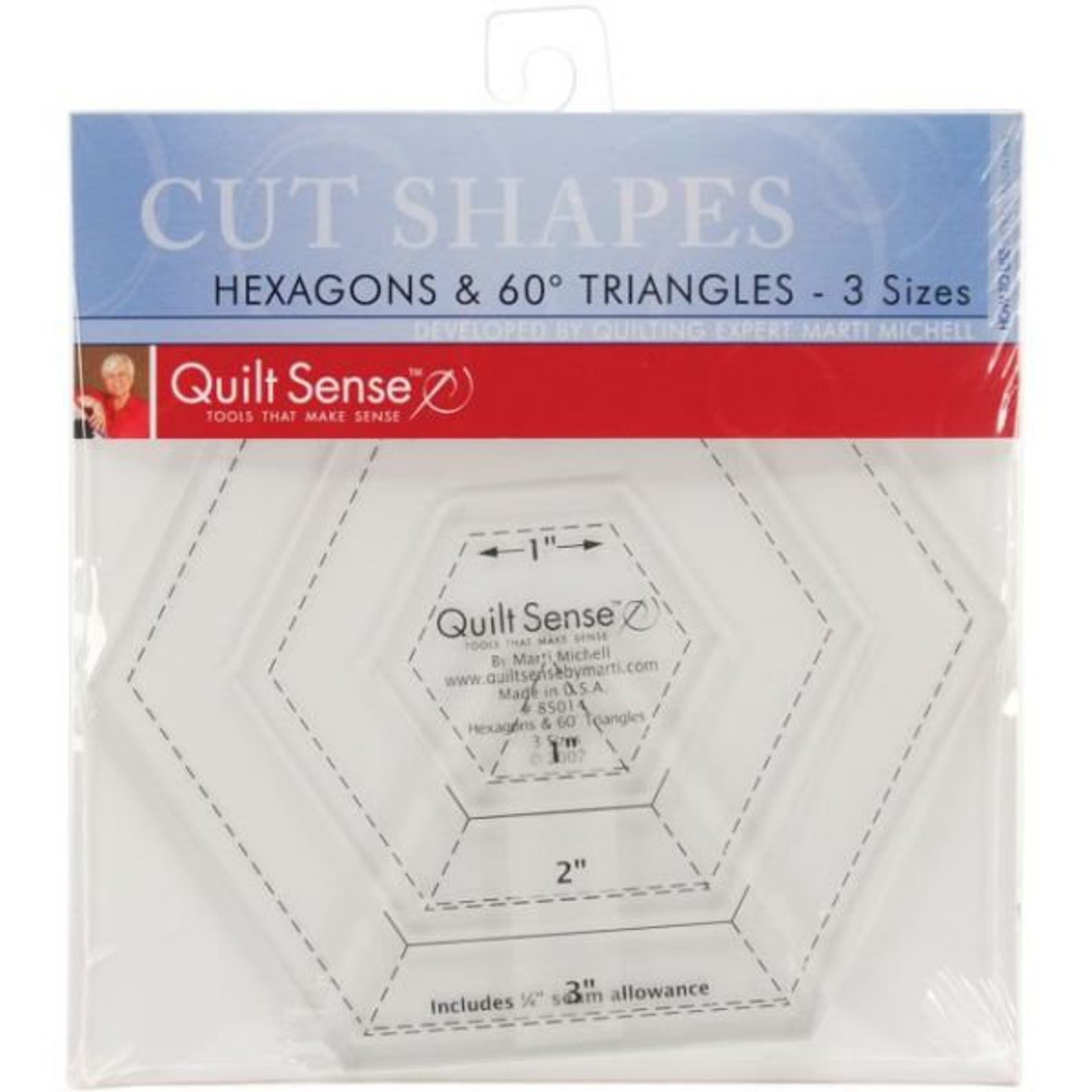 Quilt Sense Hexagons & 60 Degree Triangles Rulers Etsy
