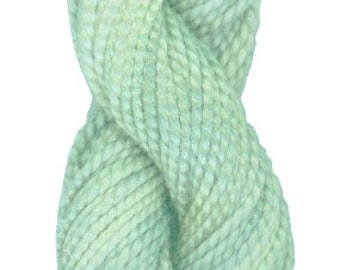 Presencia Finca #3 Perle Cotton, 15 Meter Skein Hand Dyed 'Painter's Pearl' Thread Collection (003 - Riesling - Pale Aquas)