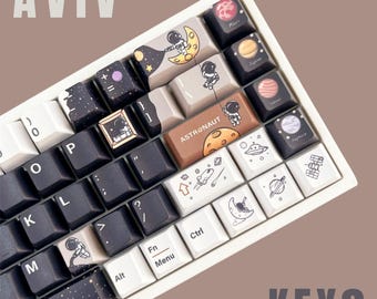 Astronaut Keycap Set: Custom PBT Cherry Profile Keyboard Keys