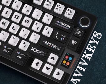 122-Key Pudding Keycap Set: Translucent OEM Profile, PBT Gamer Keyboard Keys