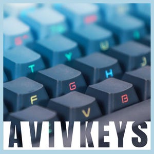 Blue Backlit Keycap Set, Side Print Keycap Set, RGB Shine Through Keycap Set, PBT Double Shot Keycap, OEM profile
