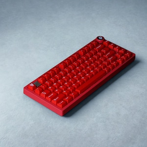 Red Keycap Set: Double-Shot , Cherry Profile, Custom 114 Keys
