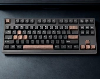 Handcrafted Wood Keycaps: OEM Profile, Cherry MX Compatible