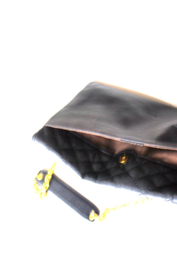 Classy vintage , black , buttery soft genuine  le… - image 3