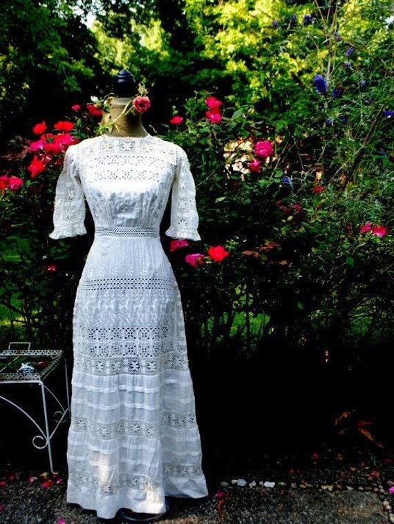 white christmas dresses Women's Summer Cotton Dresses, Long Dress, 100% Cotton Clothing – Cotton  Flower Clothing main image 0
