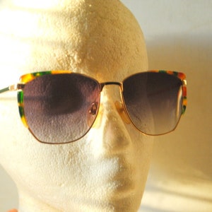 DaVinci Brown 1990s Sunglasses Vintage Sunglass Originals Da Vinci 163 Sunglasses Gradient  main image 4