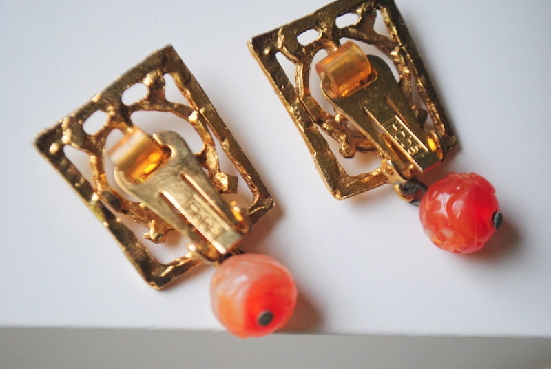 Boucles D'oreilles Clips Vintage Design Géométrique Postmoderne - Argenté - Neuf Sans Emballage