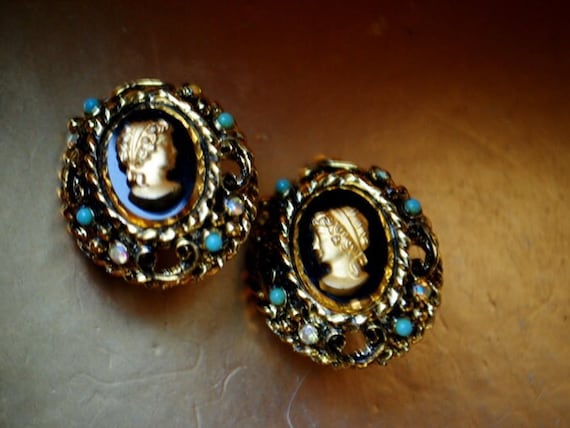 Boucles d'Oreilles Dahlia Argent 925 et Turquoise | ADEN
