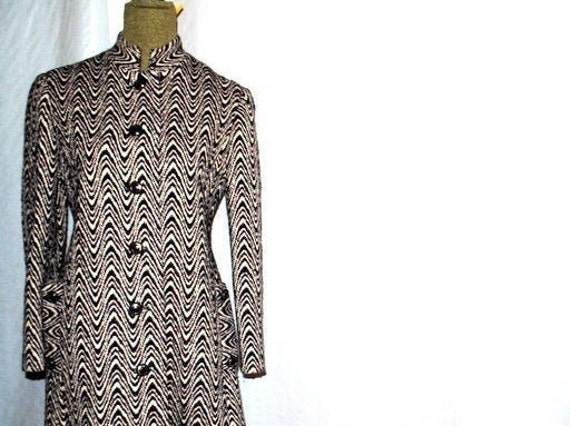 【vintage】 Oversizecoat Mod Y-651 Gothic Gorgeous Retro Style Flower Pattern Man Long
