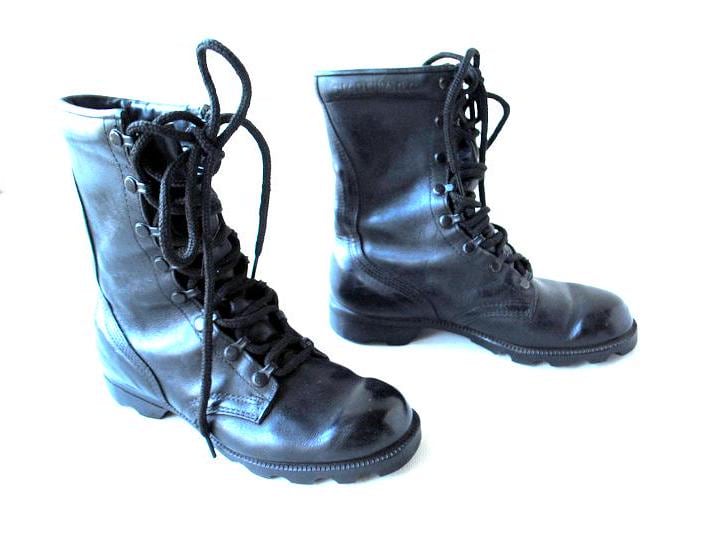 NEW US MILITARY RO-SEARCH BLACK POLISHED LEATHER COMBAT BOOTS ALL SIZES s-l400.jpg main image 4