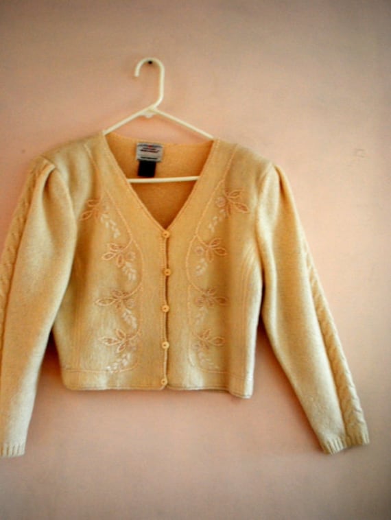 Awesome vintage 1980, off white Shetland  wool , … - image 4