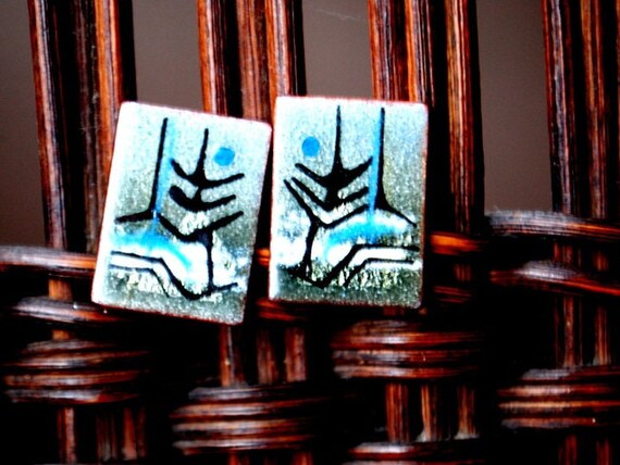 1960 vintage, copper , rectangular shape, mod sty… - image 1