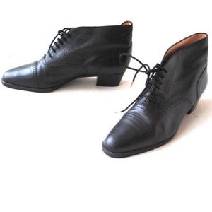 Genuine Leather Victorian Boots - Etsy