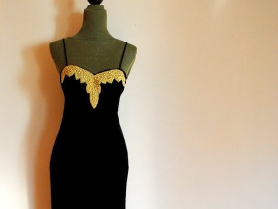 slim fit dress slacks Gala Mini Dress in Velvet Gold