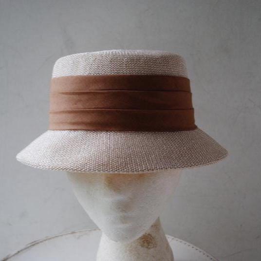 Coronet 5th Ave NY Women\'s Brown Mesh Cloche Bucket Hat Size Small Vintage EUC Cloche Brown Original Vintage Hats for Women for sale | eBay main image 4