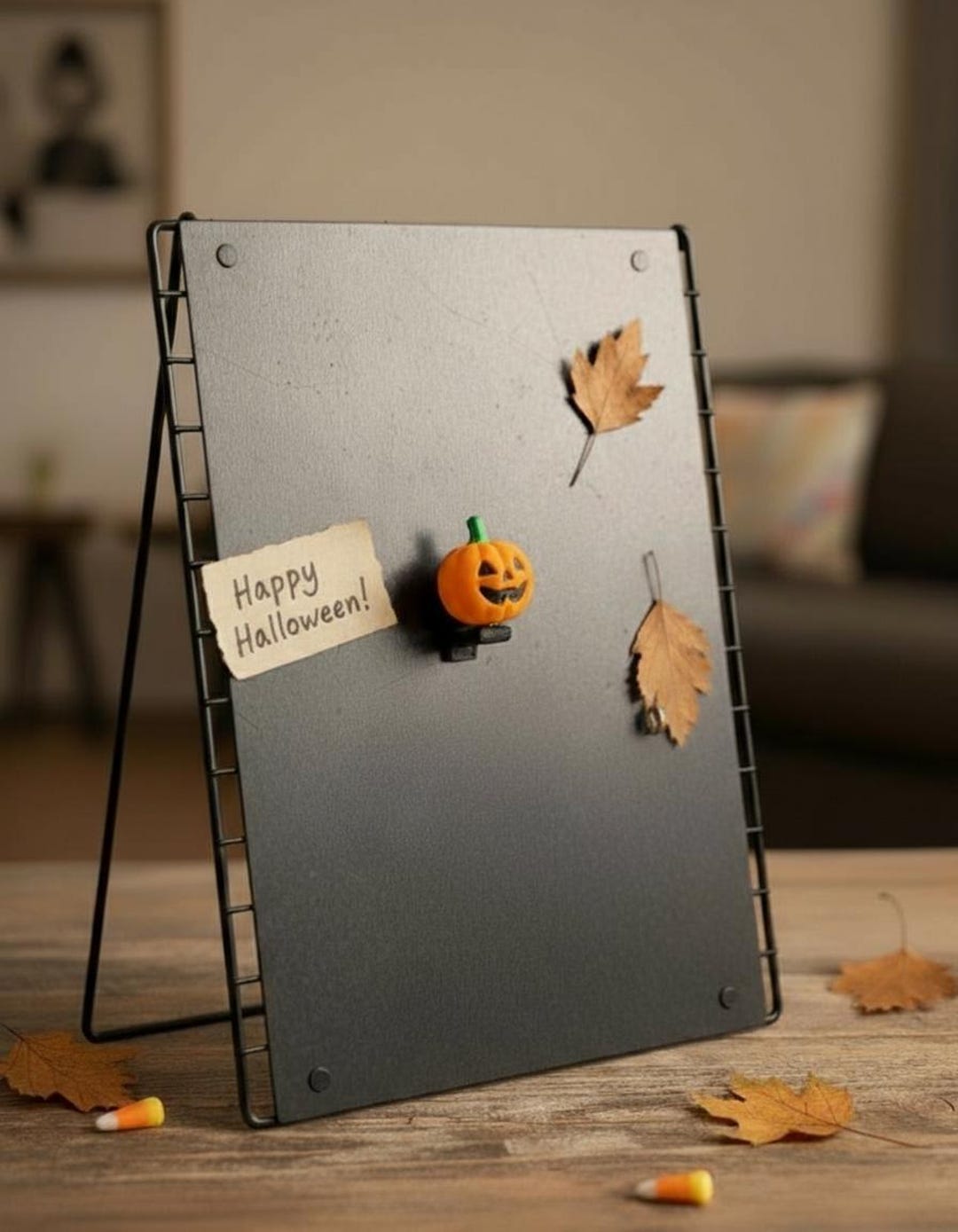 Orange Jack O Lantern Figurine | Pumpkin Desk Toy or Fridge Magnet ...