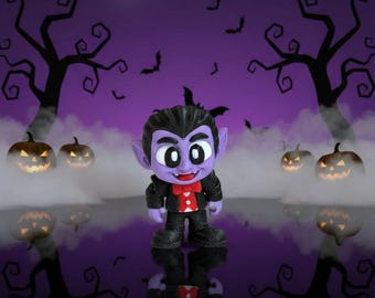 Cute Dracula Figurine | Gothic Halloween 3D Printed Statue