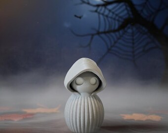 3D Printed Grim Reaper Figurine | Spooky Gothic Halloween Decor