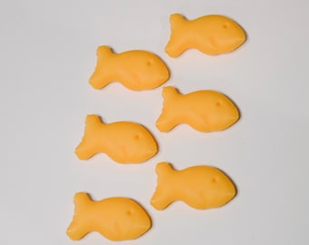Goldfisch Cracker Magnete, Lustige Kühlschrank Dekor, 3/6 Set