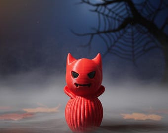 3D gedruckte Halloween Teufel Figur | Gruselige Gothic Schreibtisch Dekoration