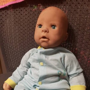 Vintage Chou Chou Baby Doll Rare Rubber Face Kicks Legs Zapf Etsy