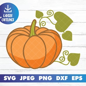 Svg citrouille | citrouille png | clipart halloween | Bonjour citrouille svg | Fichiers svg Cricut