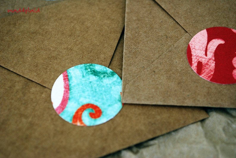 Set of 10 1 Envelope Seals Custom Made to Match Your Etsy
