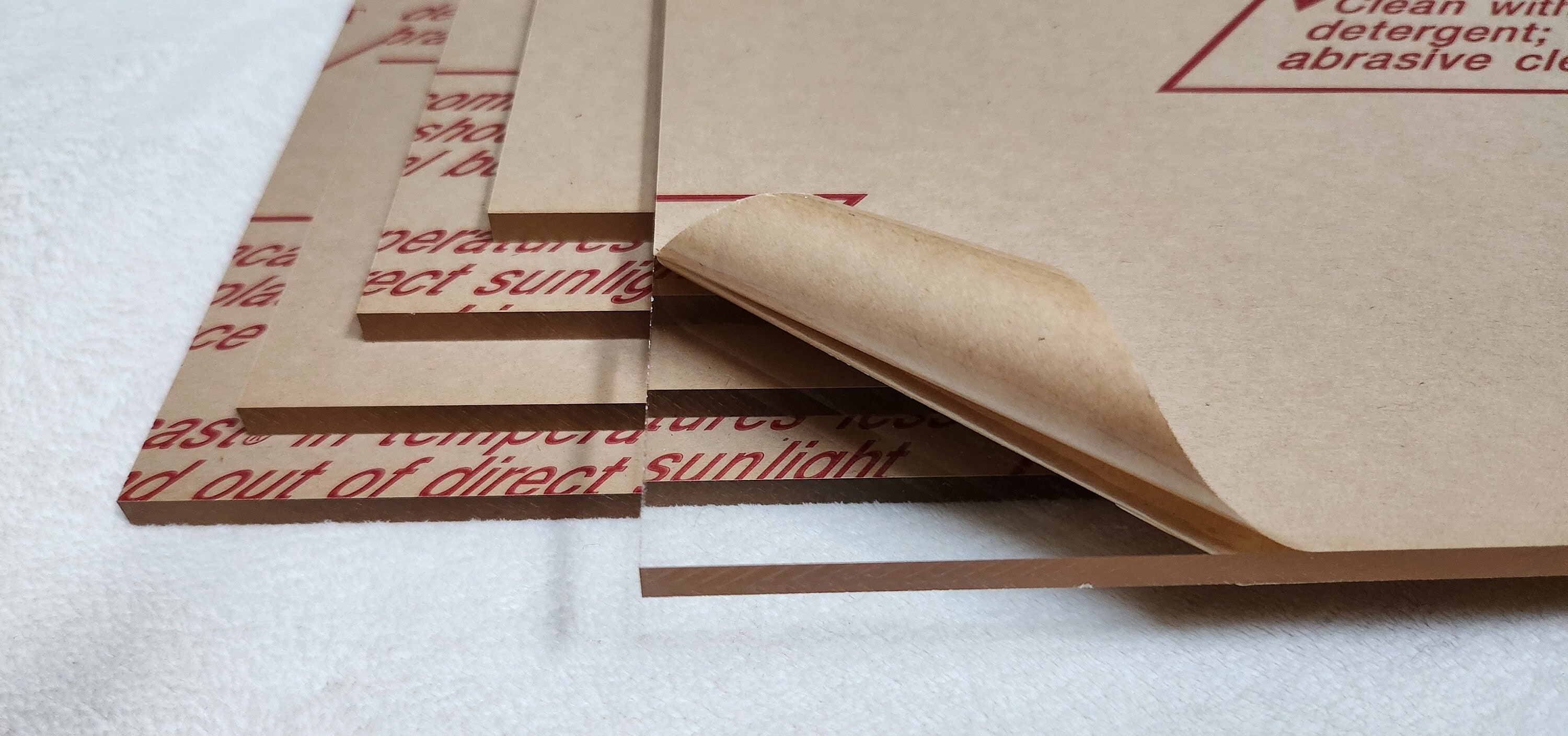 Proofgrade Black Acrylic Sheets For Laser Cutting And Engraving - 5 Sheets, 12x20 Inch - Opaque Glossy Acrylic For Glowforge Laser Cutter - View #4