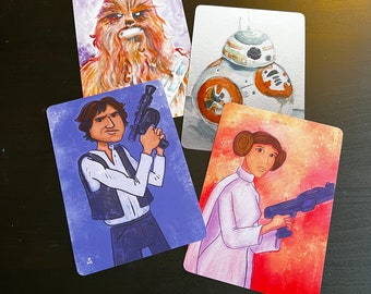 Star Wars print set (four 5x7 prints)