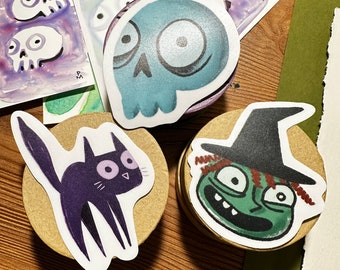 Spooky Friends Sticker Set