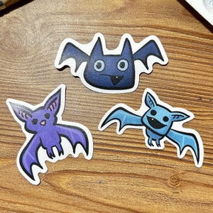 Spooky Bats Sticker Set