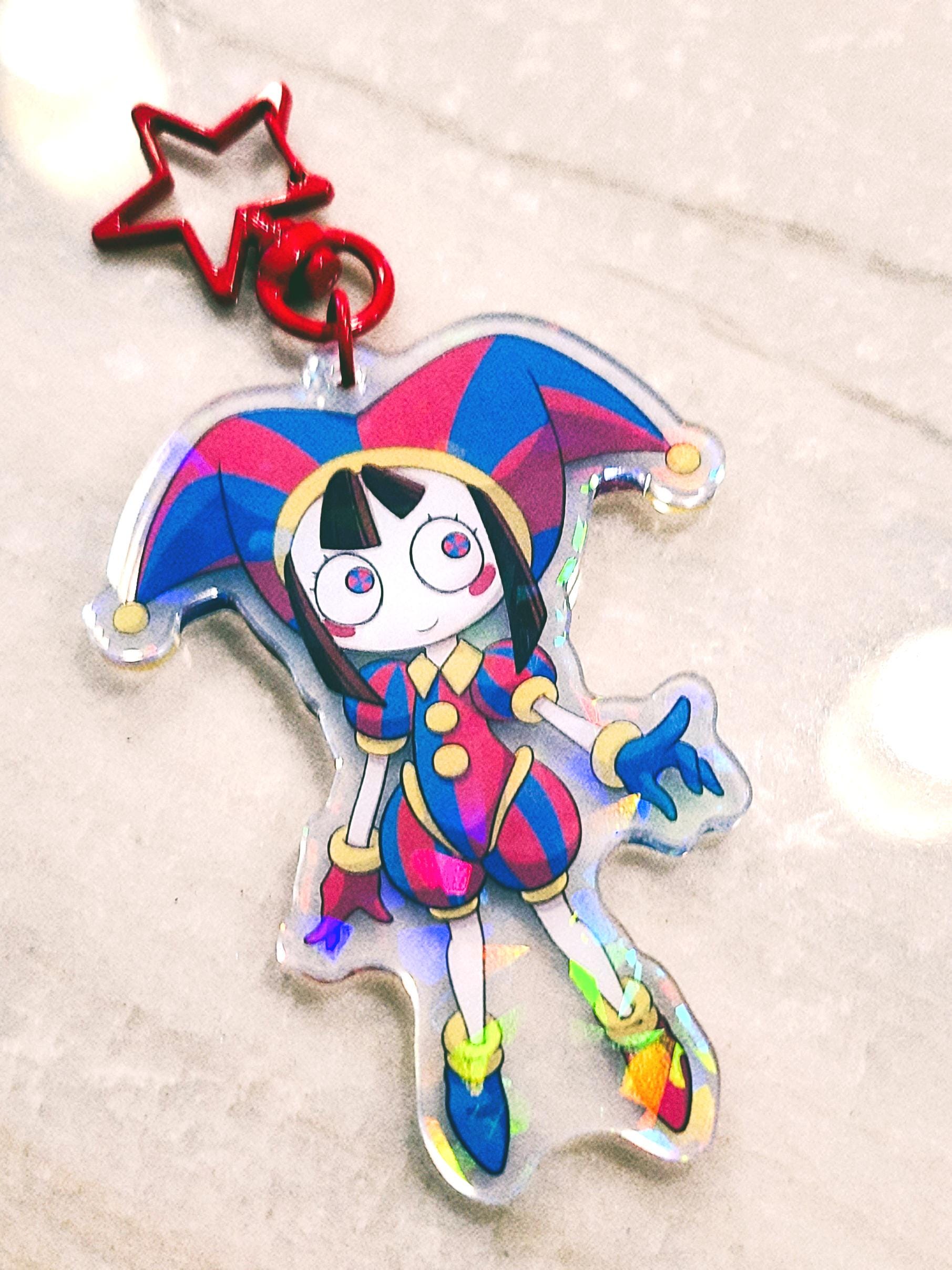 LARGE Size Pomni Double Sided Keychain - 3