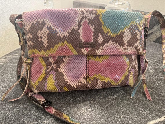 Stunning Aimee Kestenberg Colored Python Print Cr… - image 2