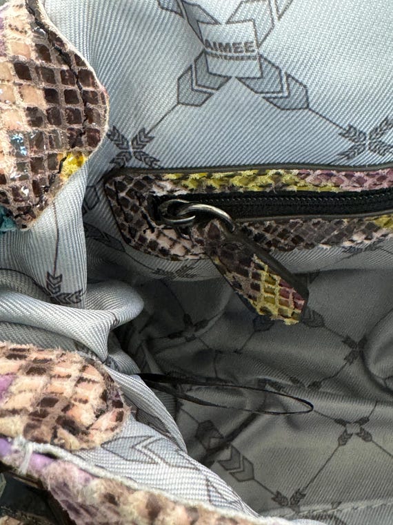 Stunning Aimee Kestenberg Colored Python Print Cr… - image 9