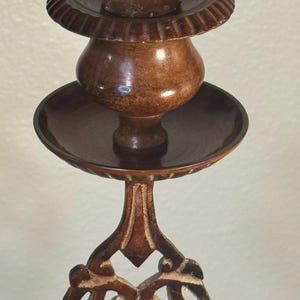 Tall Italian / European Style Metal Candleholders