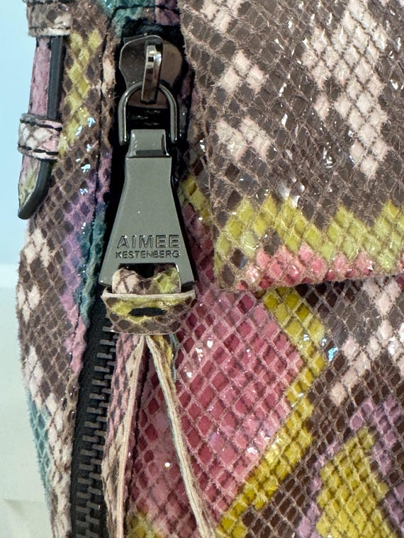 Stunning Aimee Kestenberg Colored Python Print Cr… - image 3