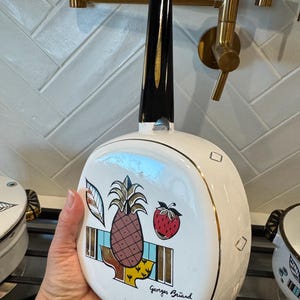 MCM Emaljgrytor och stekpannor - Vintage Ambrosia Georges Briard Emalj - Retro Vibe Stekpanna / Kastruller - Ditt Val