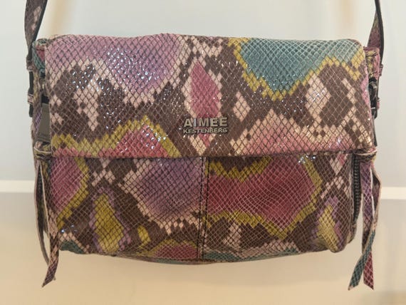 Stunning Aimee Kestenberg Colored Python Print Cr… - image 5