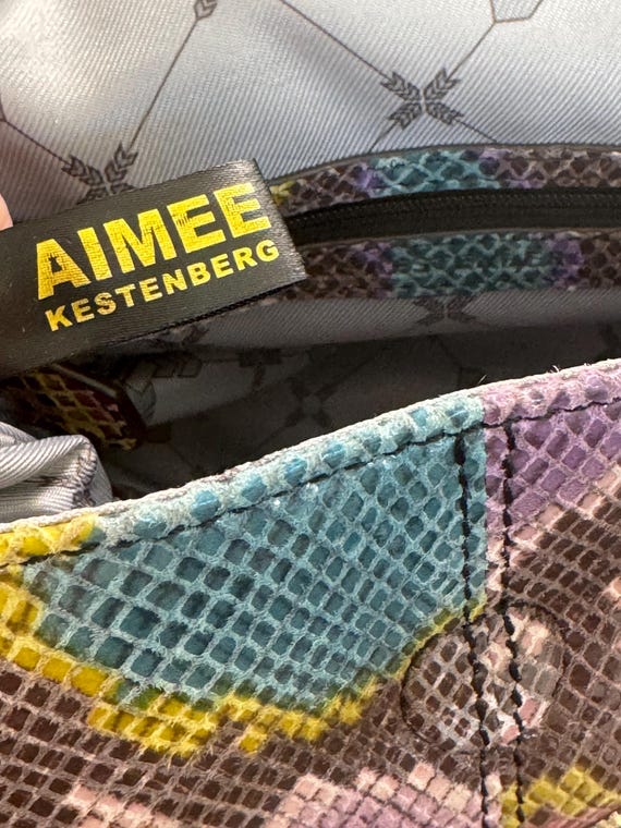 Stunning Aimee Kestenberg Colored Python Print Cr… - image 6