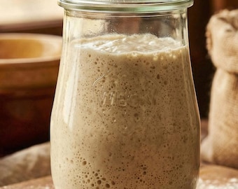 Organic Authentic Italian LIQUID Sourdough Starter- 100+ Years Old - Optional Sourdough Homes