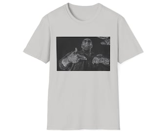 Camiseta unisex de concierto de rapero, camiseta de actuación de músico, camiseta de artista de hip-hop, top gráfico de música, ropa para festivales