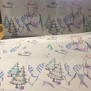 Gepersonaliseerde kaarten voor speciale gelegenheden (set van 6)