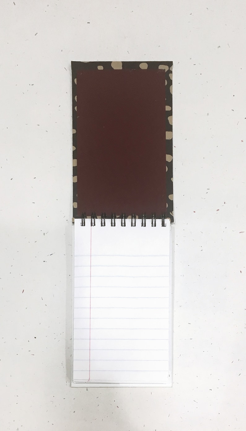 Black and Tan Animal Spots Memo Pad