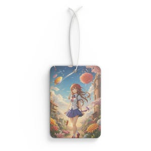 Aesthetic Anime Car Air Freshener, Cute Kawaii Freshener, Trendy Vehicle Accessories, Unique Decor, Car Accessory