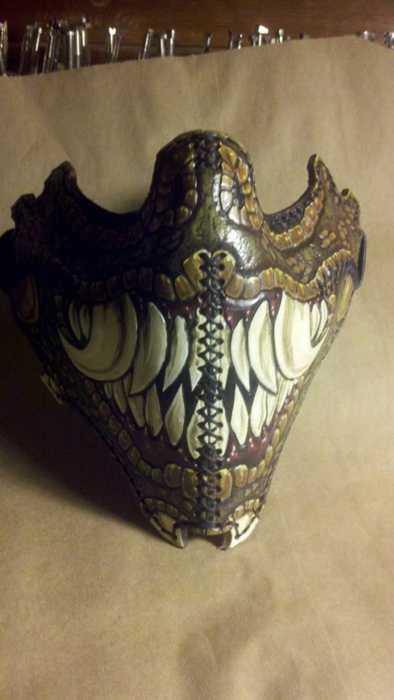 Custom Dragon Style Motorcycle Riding Mask | Etsy